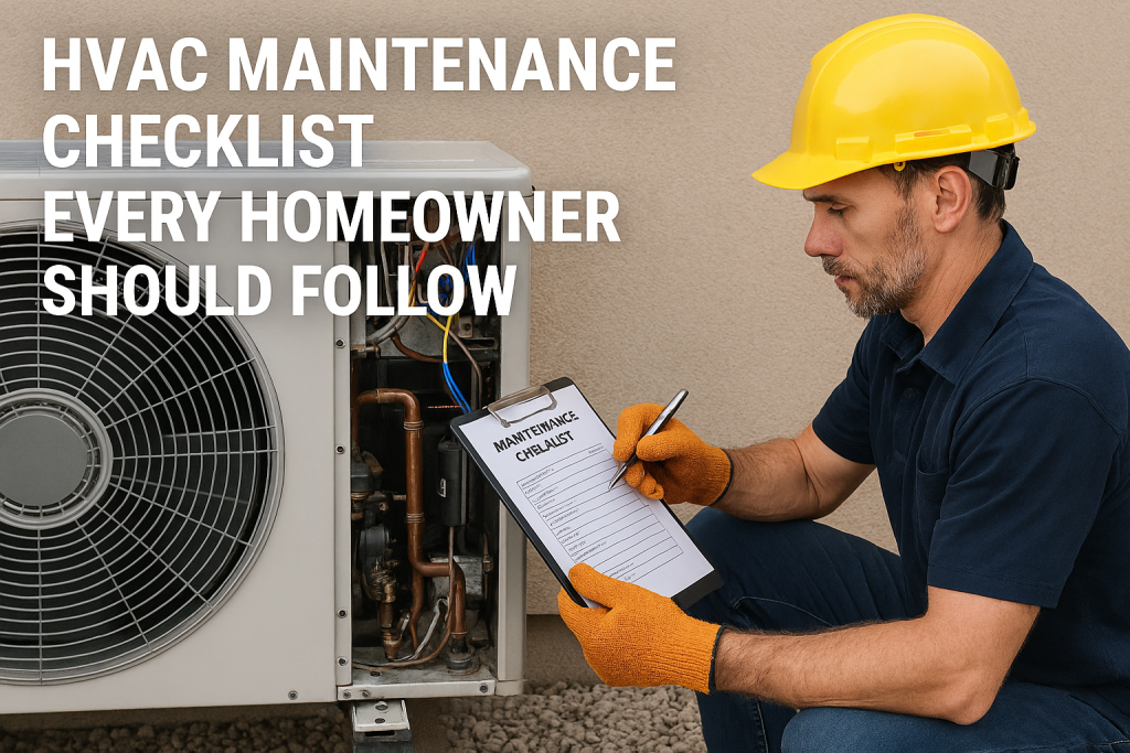 HVAC Maintenance Checklist